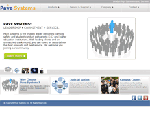 Tablet Screenshot of pavesystems.com